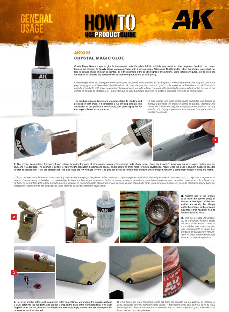 AK Interactive Crystal Magic Glue - Loaded Dice