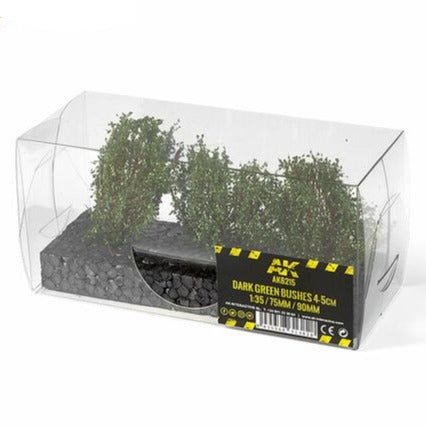 AK Interactive Dark Green Bushes 4-6cm - 1:35 / 75 Mm / 90 Mm diorama and scenery product