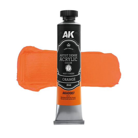 AK Interactive Dense Acrylic Primary & Secondary Set (6 tubes 20ml) - Loaded Dice