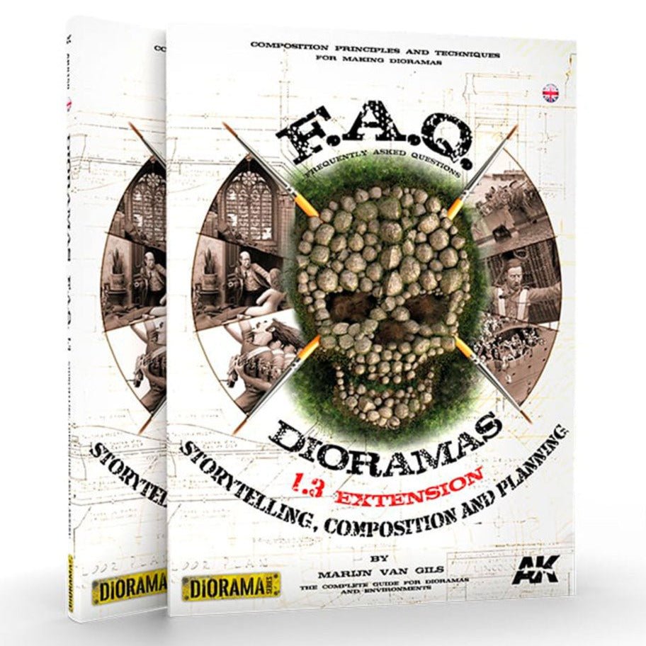 Dioramas F.A.Q. 1.3. Extension – Storytelling, Composition and Planning modelling book from AK Interactive