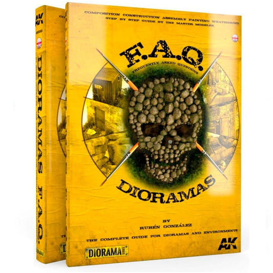 Dioramas FAQ (English) modelling book from AK Interactive