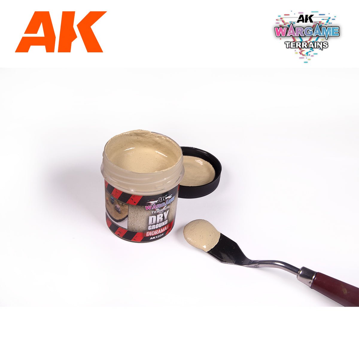 AK Interactive Dry Ground - Wargame Terrains - 100ml AK1231 - Loaded Dice