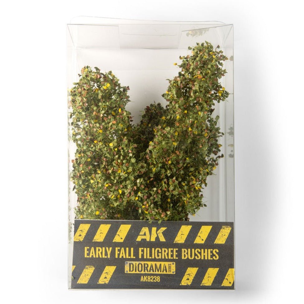 AK Interactive Early Fall Filigree Bushes 1:35 diorama and scenery product