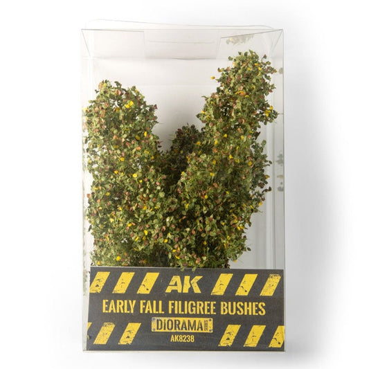 AK Interactive Early Fall Filigree Bushes 1:35 diorama and scenery product