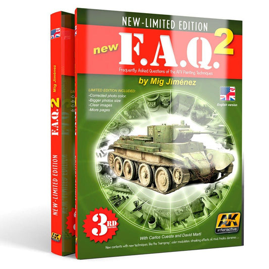 FAQ 2 Limited Edition modelling book from AK Interactive