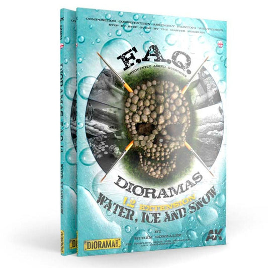 F.A.Q Dioramas 1.2 Extension – Water, Ice & Snow modelling book from AK Interactive