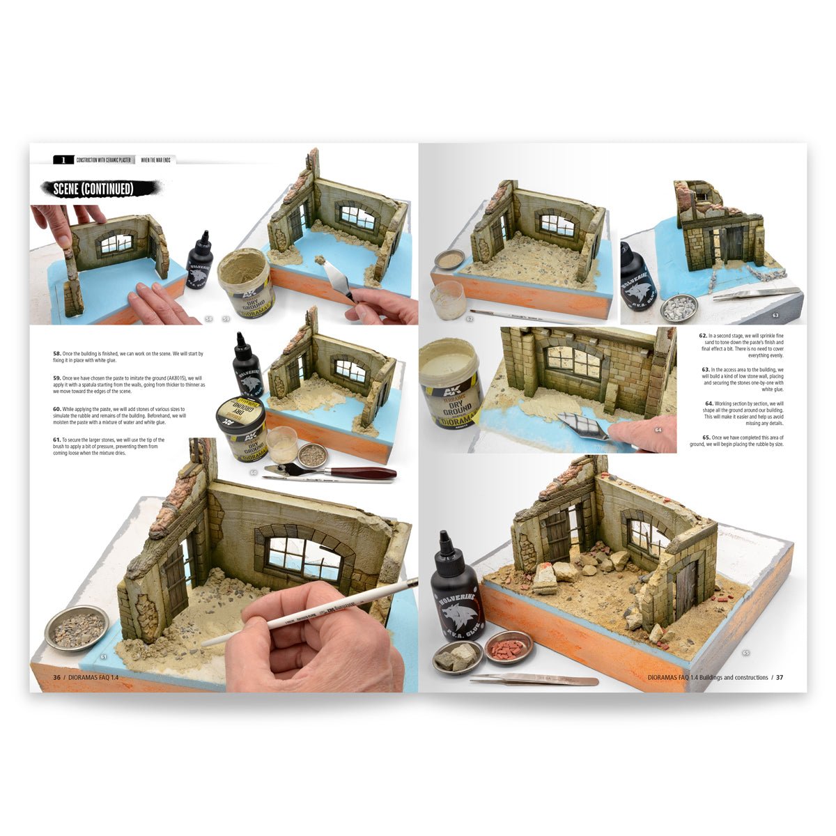 AK Interactive - FAQ Dioramas 1.4 Extension: Buildings and Constructions - Loaded Dice