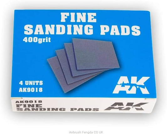 AK Interactive Fine Sanding Pads 400 Grit X 4 hobby tool