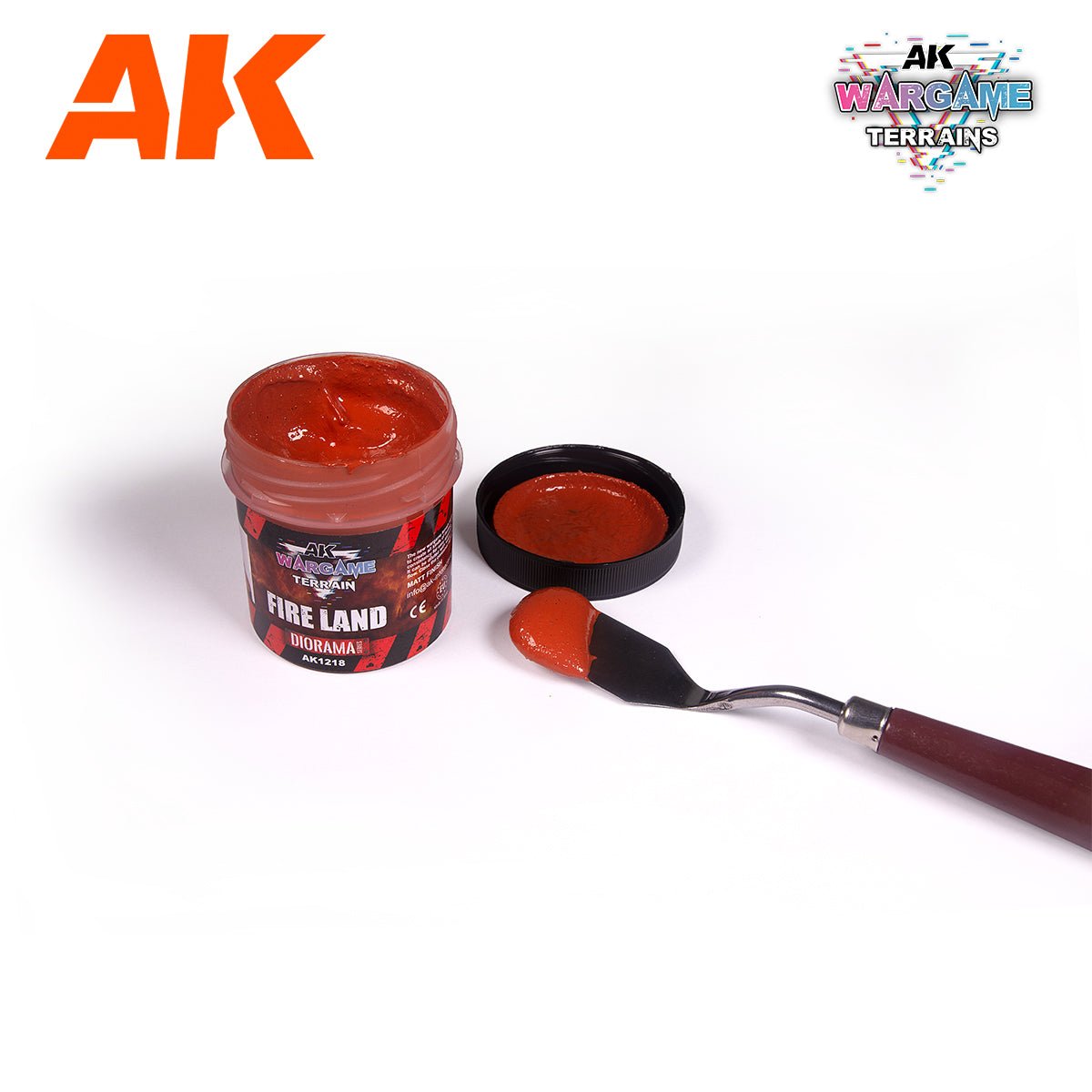 AK Interactive Fire Land - Wargame Terrains - 100ml AK1218 - Loaded Dice