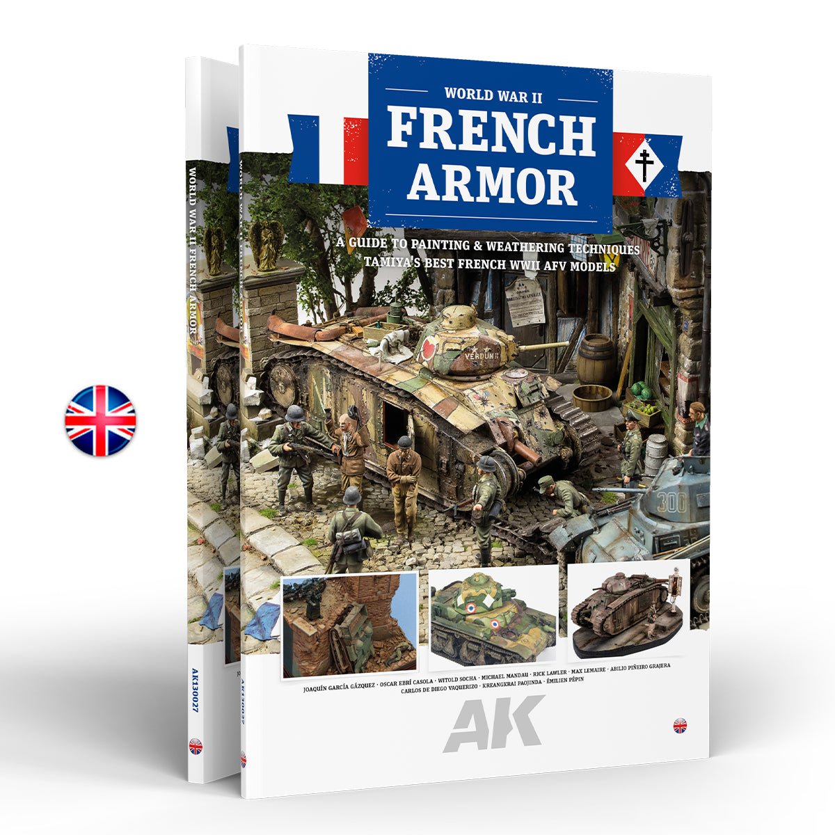 ; French Armour – a Guide to Painting & Weathering modelling book from AK Interactive