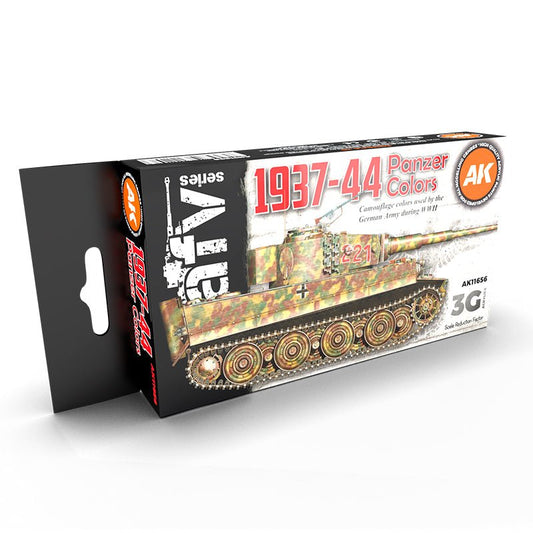 AK Interactive 3rd Generation acrylic paint German War Colors 37-44 3G 17ml dropper bottle