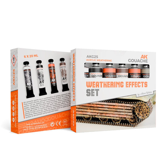 AK Interactive gouache s Weathering Effects Set