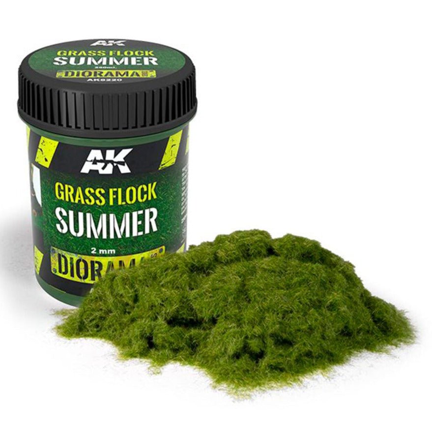 AK Interactive Grass Flock 2mm Summer diorama and scenery product