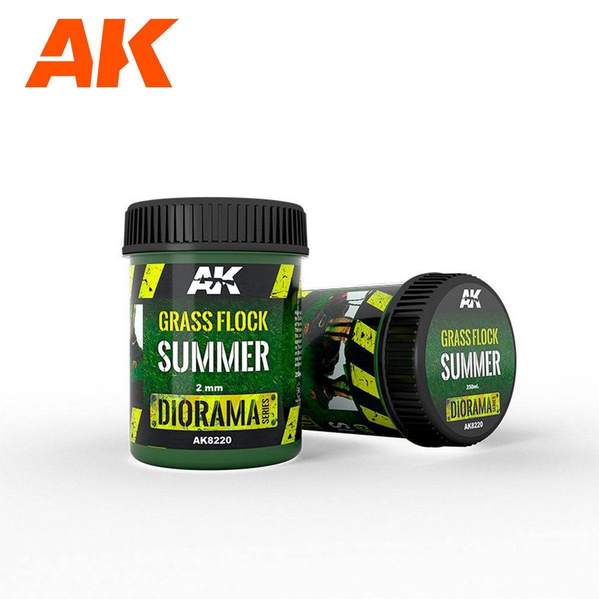 AK Interactive - Grass Flock 2mm Summer AK8220 - Loaded Dice
