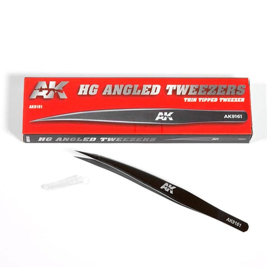 AK Interactive HG Angled Tweezers 01 hobby tool