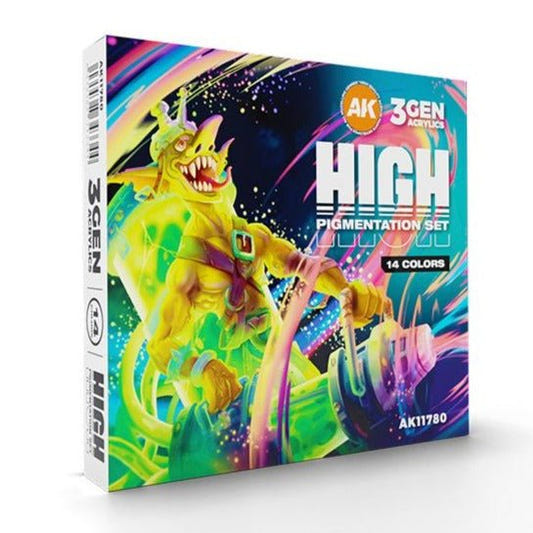 AK Interactive 3rd Generation acrylic paint set High Pigmentation Set 14 Colors
