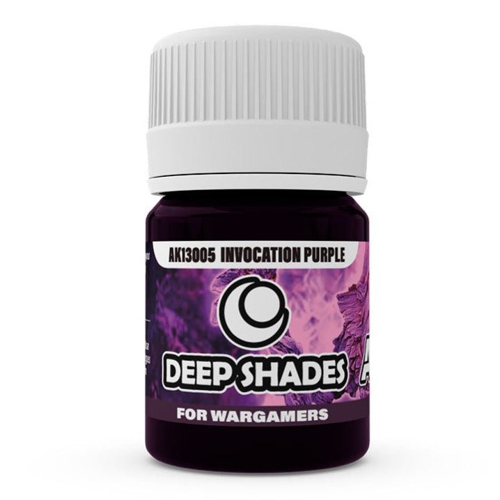 INVOCATION PURPLE - Deep Shades for Wargamers modelling book from AK Interactive