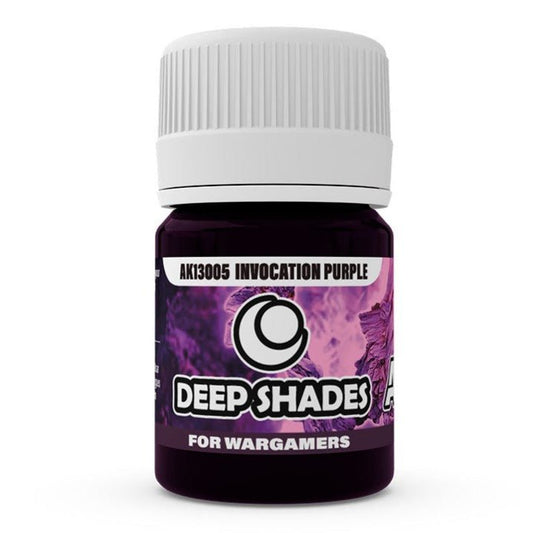 INVOCATION PURPLE - Deep Shades for Wargamers modelling book from AK Interactive