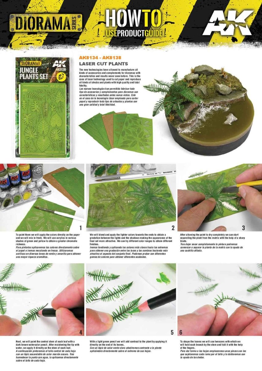 AK Interactive Ivy Diorama Foliage AK8137 - Loaded Dice