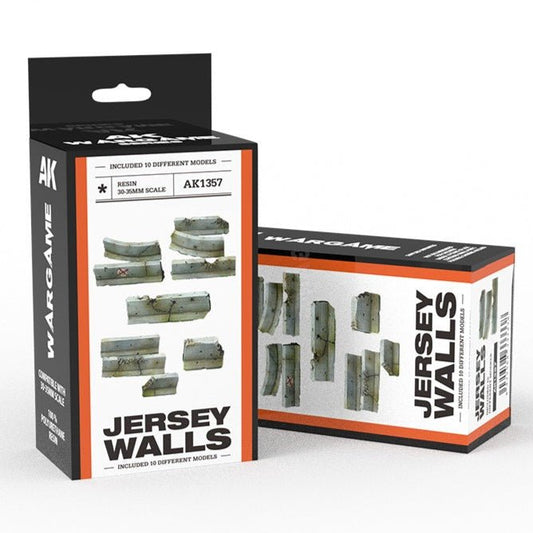 AK Interactive Jersey Walls Wargame Set (Resin 30-35mm)