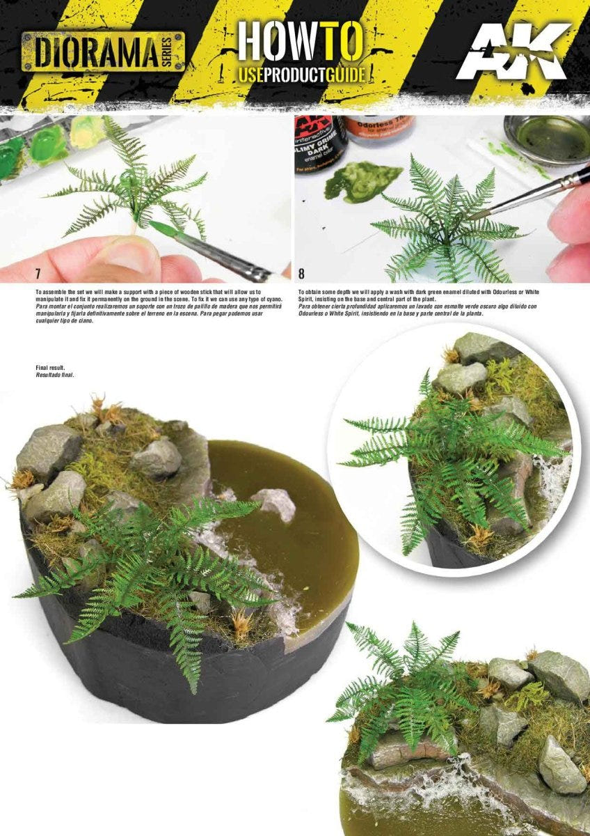 AK Interactive Jungle Plants Set AK8138 - Loaded Dice