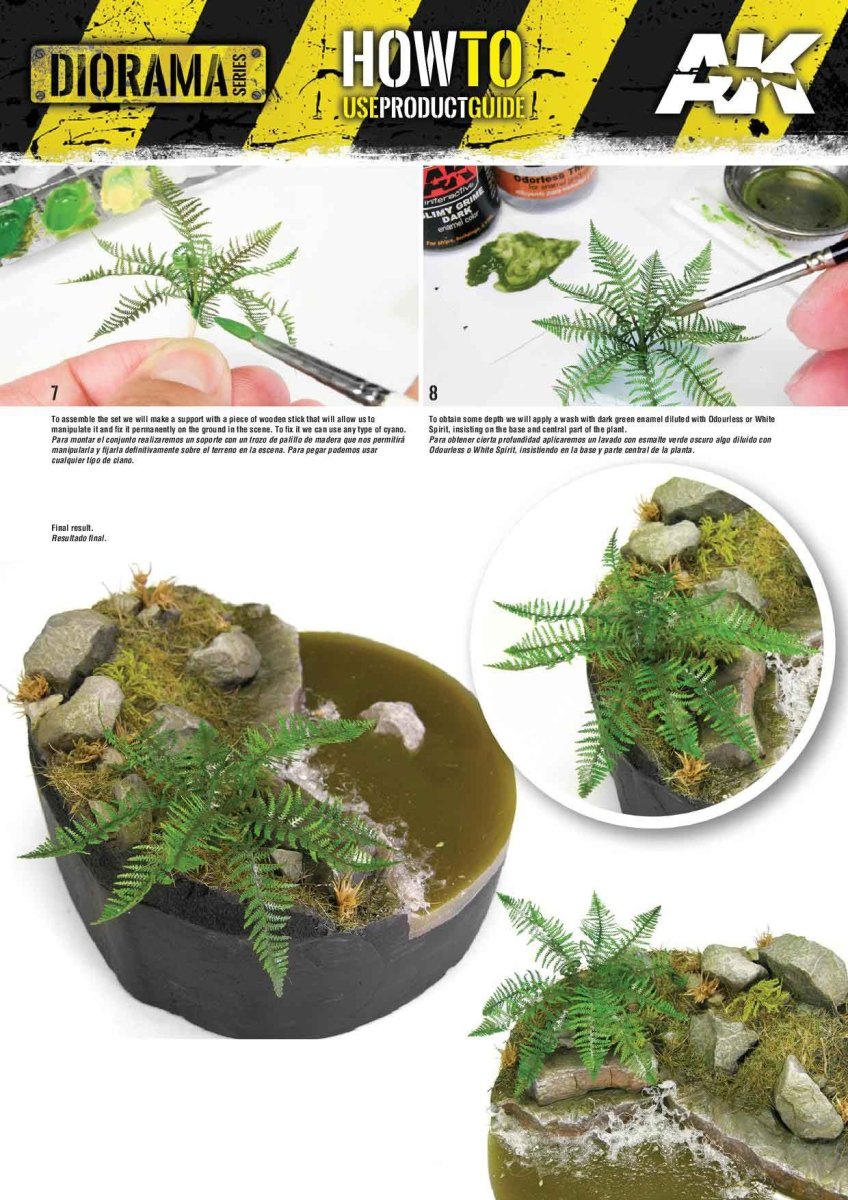 AK Interactive Jungle Plants Set AK8138 - Loaded Dice