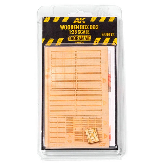 AK Interactive Laser Cut Wooden Box 003 1:35. (5 Units) hobby tool