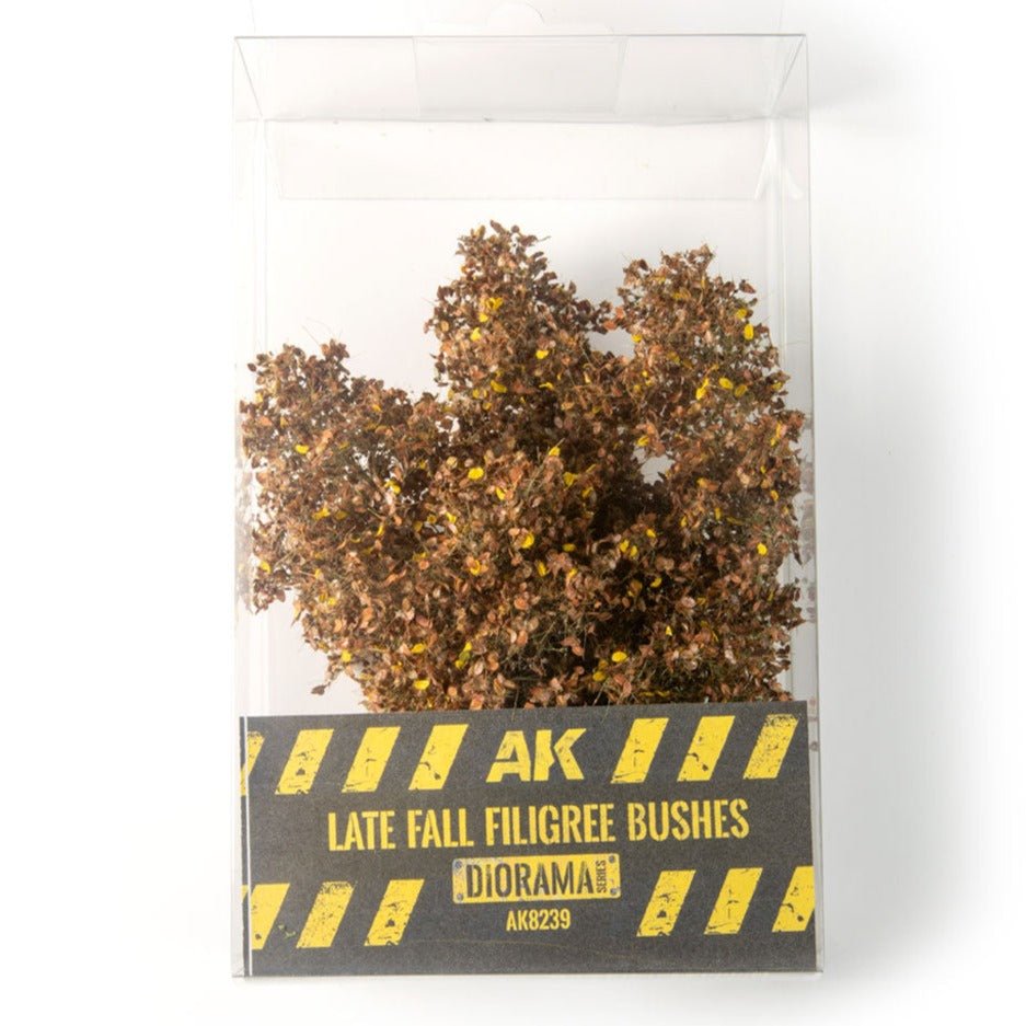 AK Interactive Late Fall Filigree Bushes 1:35 diorama and scenery product