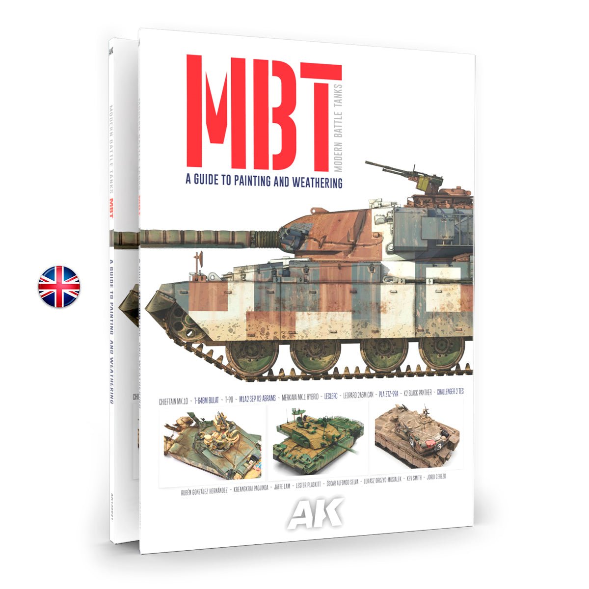 MBT Modern Battle Tanks modelling book from AK Interactive