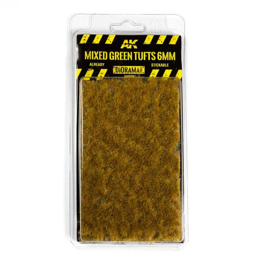 AK Interactive Mixed Green Tufts 6mm diorama and scenery product