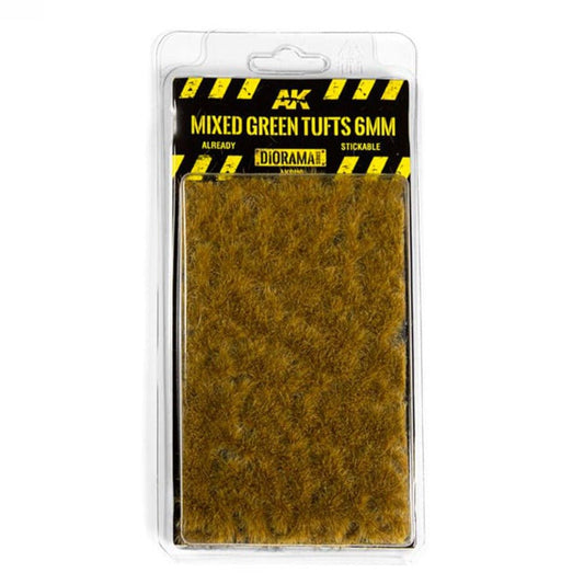 AK Interactive Mixed Green Tufts 6mm diorama and scenery product