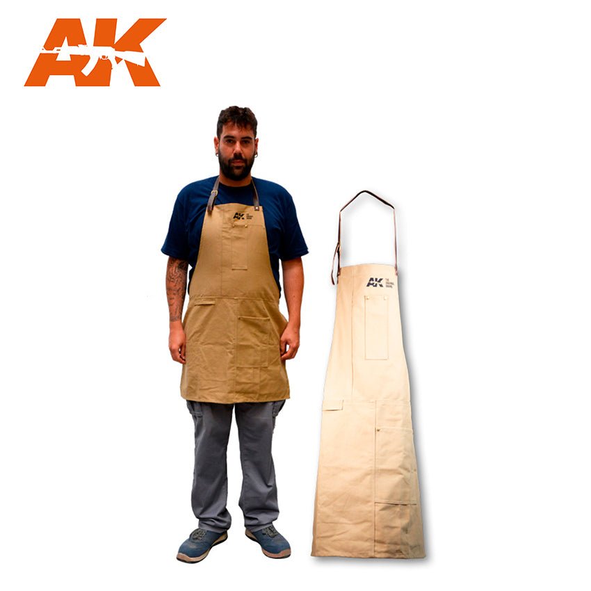 AK Interactive - Modeller's Work Apron Brown - Loaded Dice