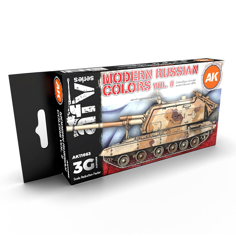 AK Interactive 3rd Generation acrylic paint Modern Russian Colours Vol 2 3G 17ml dropper bottle