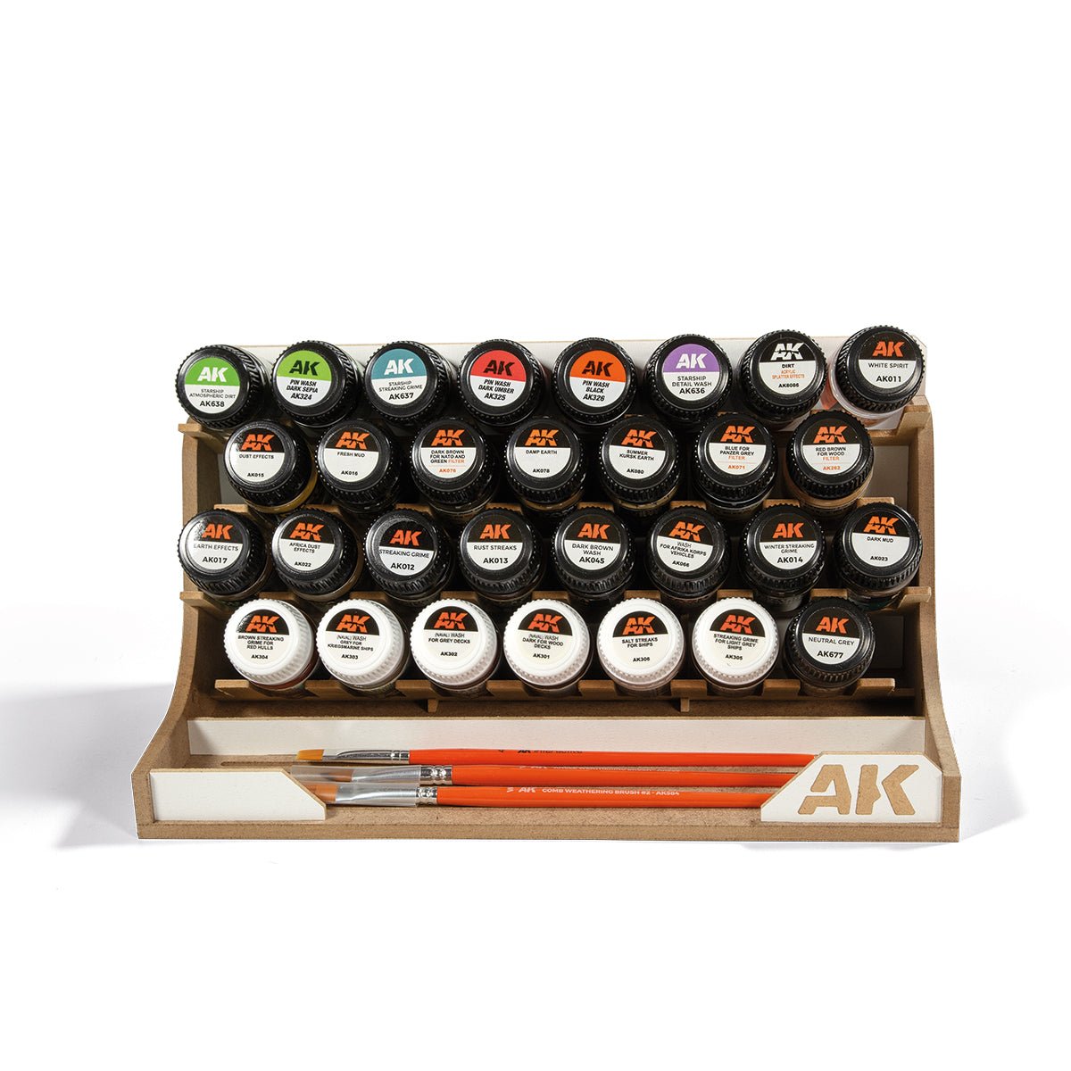 AK Interactive - Modular Organiser For 35ml Bottles (AKORG35) - Loaded Dice