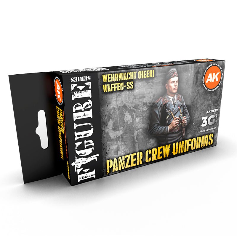 AK Interactive 3rd Generation acrylic paint set Panzer Crew Black Uniforms Set 3G