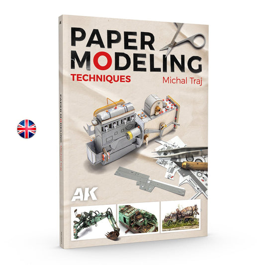 Paper Modelling Techniques modelling book from AK Interactive