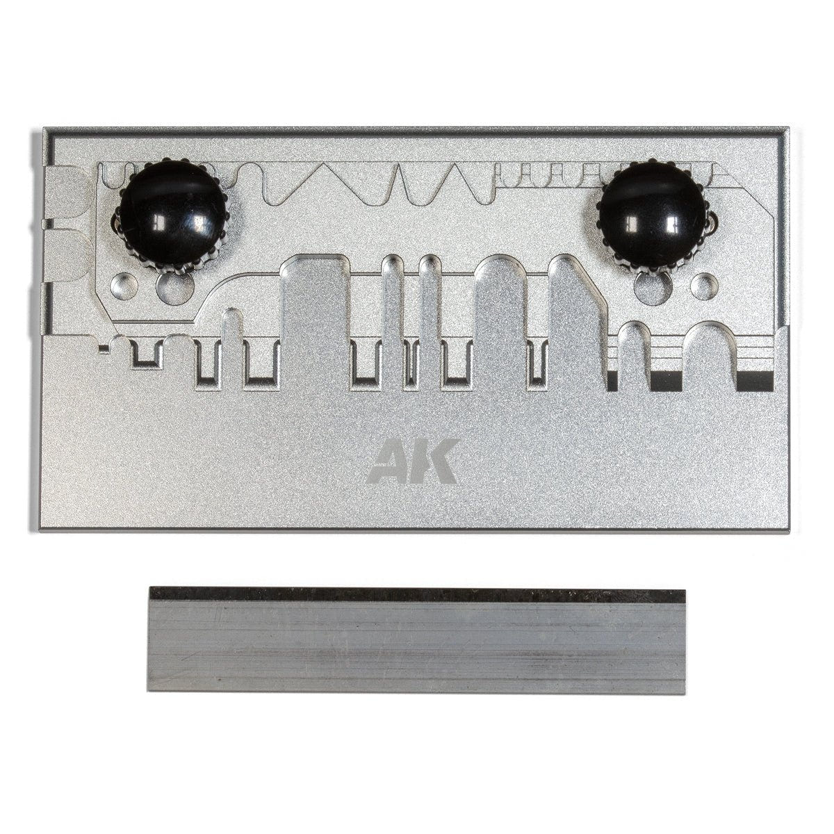 AK Interactive - Photo-Etched Bending Tool 164.2x100.2mm (Double Screw) - Loaded Dice