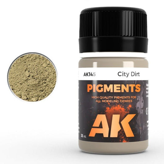 AK Interactive Pigment - City Dirt weathering product for scale models