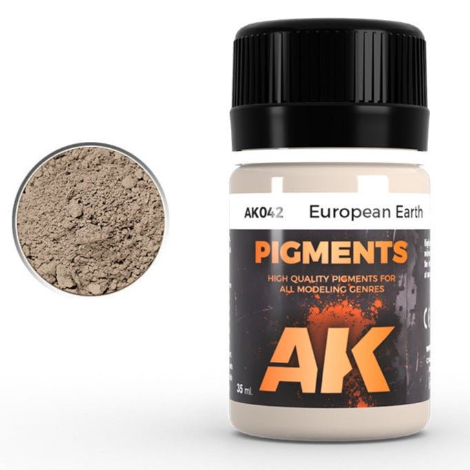 AK Interactive Pigment - Europe Earth weathering product for scale models