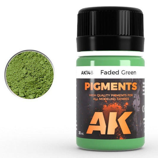 AK Interactive Pigment - Faded Green weathering product for scale models