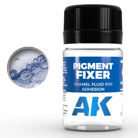 AK Interactive Pigment - Pigment Fixer weathering product for scale models