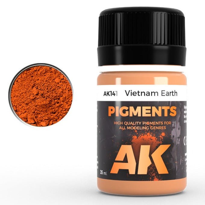 AK Interactive Pigment - Vietnam Earth weathering product for scale models
