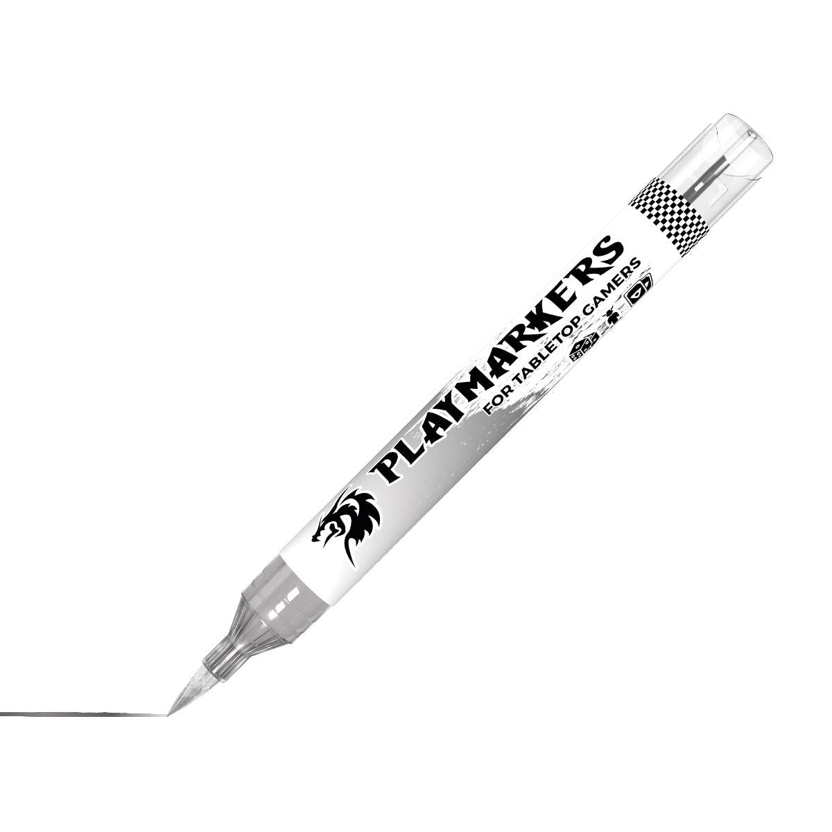 AK Interactive Playmarkers silver acrylic paint marker pen with fine nib