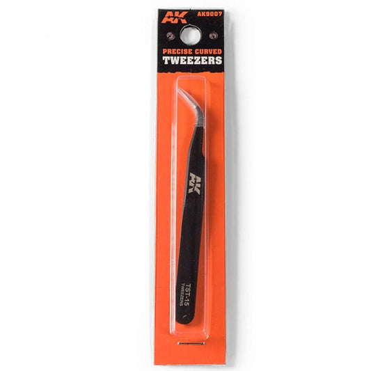 AK Interactive Precise Curved Tweezers hobby tool