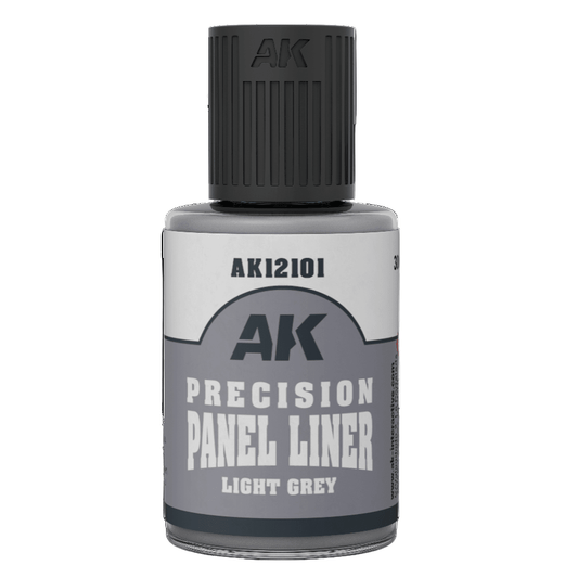 AK Interactive Precision Panel Liner - Light Grey weathering product for scale models