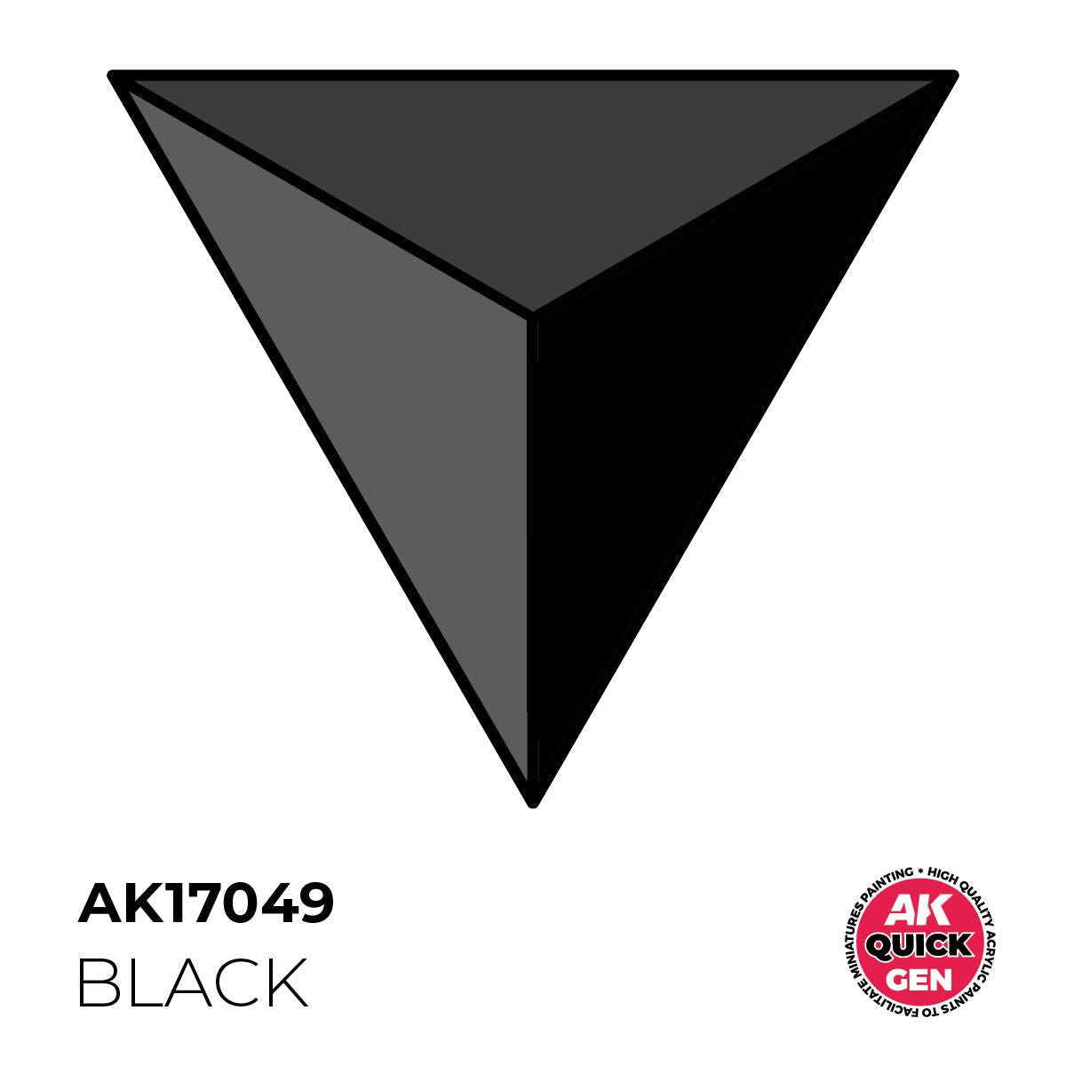 AK Interactive Quick Gen - Black 18ml AK17049 - Loaded Dice