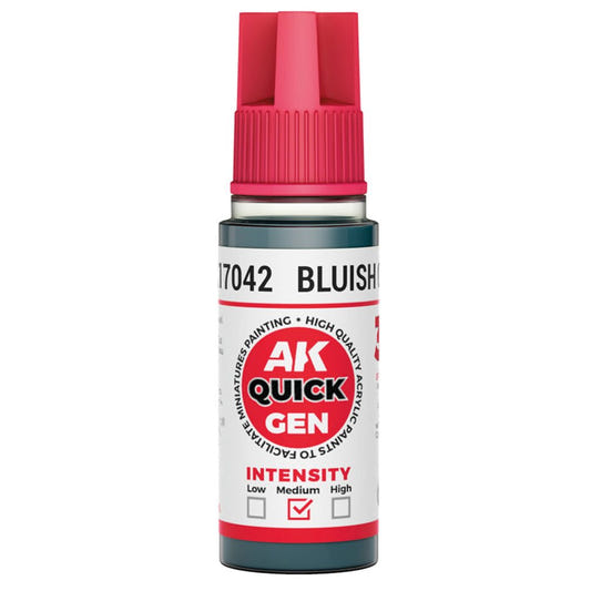AK Quick Gen contrast paint Bluish Grey 18ml dropper bottle