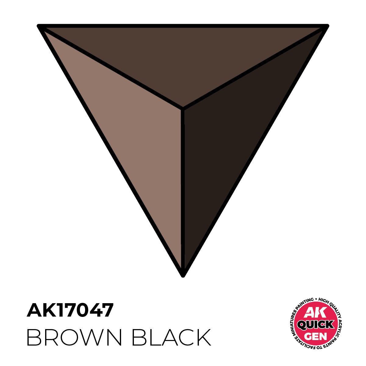 AK Interactive Quick Gen - Brown Black 18ml AK17047 - Loaded Dice