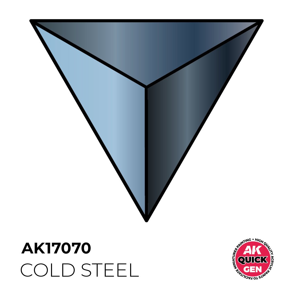 AK Interactive Quick Gen - Cold Steel 18ml AK17070 - Loaded Dice
