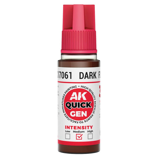 AK Quick Gen contrast paint Dark Flesh 18ml dropper bottle